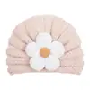 Gorro de Punto Floral Cálido para Bebé Estilo Nuevo de Invierno Europeo y Americano, Gorro de Lana Lindo Multicolor para Niños, Gorro para Niñas