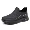 Sapatos Novos de Outono e Inverno para Caminhada para Meia-Idade e Idosos Sapatos Casuais Esportivos de Algodão Solado Macio Resistentes ao Desgaste Confortáveis para Uso Externo Fácil de Calçar Sapatos de Pai
