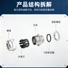 Conector de cable de acero inoxidable Hongjues 304/316 M/PG/NPT/G roscado prensaestopas sellado impermeable metálico