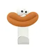 Gancho de Boca de Salchicha de Dibujos Animados con Adhesivo Fuerte para Colgar Ropa Detrás de la Puerta, No Requiere Taladro, Gancho de Pared Fuerte con Capacidad de Carga para Cocina y Dormitorio