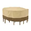 Amazon eBay jardim pátio Oxford pano móvel cobrir à prova de chuva à prova de chuva mesa redonda à prova de poeira tampa de mesa protetora