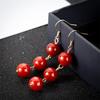 Pendientes de ágata natural para mujer, nuevos pendientes de plata 925 2021, pendientes largos online, elegantes y combinables con todo.
