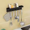 Estante de Llaves de Plástico Estante de Almacenamiento de Cocina Estante de Almacenamiento de Baño Estante de Almacenamiento de Llaves de Puerta Ropa Objetos Pequeños