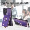 Funda con tapa abatible para Samsung Galaxy S25 Ultra Retro, con cambio de tarjeta (A55/A16)