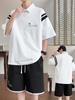 Traje Casual Deportivo de Dos Piezas Verano 2026, Estilo Delgado de Seda de Hielo, Corte Holgado, Ropa para el Hogar, Ropa de Negocios de Lujo Ligero, Secado Rápido para Hombre