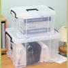 Caja de almacenamiento de plástico de fábrica de venta caliente caja de almacenamiento para coche con tapa caja de almacenamiento portátil caja de almacenamiento para ropa
