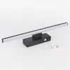 Lámpara de Pared Recta Giratoria con Batería Recargable Lámpara de Mesita de Noche Moderna Simple Lámpara para Fondo de Pared de Dormitorio Estudio Pasillo