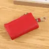 Bolsa de chave multifuncional para casa em estoque, carteira de PU, porta-chaves com porta-moedas unissex para pendurar na porta