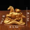 Fique Rico Imediatamente Armário de Vinhos Enfeites de Latão Entrada da Sala de Estar Decorações de Rack de TV Mesa de Escritório Enfeites de Cavalo do Zodíaco