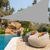 Vela de Sombra Triangular 4.5*4.5*4.5 Impermeable Protección Solar Protección UV Toldo Canopy Explosiones de Amazon
