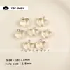 Accesorios para joyería DIY lindos abalorios de oso de gelatina aretes de corazón cadena para teléfono colgante de bolso accesorios de abalorios sueltos