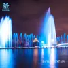 Lago de ingeniería transfronteriza fuente de música grande servicio integral diseño de ingeniería iluminación de paisajes