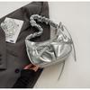 Bolso de Hombro Plegado Elegante Estilo Coreano para Mujer 2026 Nuevo de Gran Capacidad Moderno para Viajes Cotidianos Bolso Cruzado Bolso de Axila de Nicho