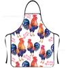 Delantal creativo impermeable delantal simple con estampado de gallo delantal casero a prueba de aceite overol personalizado sin mangas al por mayor