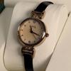 Reloj de Prueba Retro para Mujer Estudiante Ins Alto Valor Lujo Ligero Fragancia Británica Esfera Pequeña Reloj de Cuarzo para Mujer