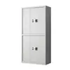 Gabinete de seguridad con huella dactilar engrosado, caja fuerte, gabinete metálico para documentos, gabinete bajo de archivo de oficina con cerradura de contraseña electrónica