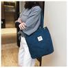 2021 Nuevo Bolso de Mano para Mujer Estilo Coreano Gran Capacidad Creativo de Pana Bolsa de Compras Bolsa de Tela Casual Moda