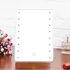 Espejo de maquillaje LED para tocador con luz, espejo plegable portátil europeo y americano, espejo de belleza, venta directa