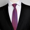Corbata Roja para Hombre con Estilo de Cremallera, Ropa Formal para Bodas, Novio, Negocios, Anudada a Mano, Fácil de Jalar Sin Nudos