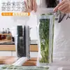 Saco Selável Longo em Tira para Conservar Frescor Grau Alimentício Doméstico Espesso Saco Selável Cozinha Geladeira Alimentos Refrigerados Porcionamento Saco Auto-Selante