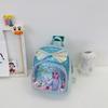 Nova mochila infantil de PU, linda mochila de princesa com desenho animado, bolsa estilosa e moderna para jardim de infância, mochila escolar