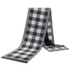 Bufanda para Hombre Otoño e Invierno Multipropósito Decorativa Bufanda de Negocios para Hombre Multifuncional Cálida Bufanda de Cuadros Venta al Por Mayor de Fábrica