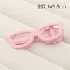 Pinza para el Cabello con Forma de Pico de Pato para Gafas Metálicas, Pinza de Color Macarrón Divertida y Original, Base de Pinza para Flequillo con Diseño Hueco
