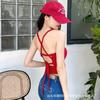Garota gostosa alça cruzada nas costas colete vazado top de alça com bojo feminino roupa íntima de dentro roupa de fora roupa íntima sexy nas costas