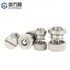 Tornillo de Presión con Resorte Remachado No Desmontable Niquelado en Hierro para Gabinete Remache Pf31/32-M3M4M5M6-16/30