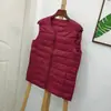 Chaleco Ligero de Plumas para Mujer, Nuevo Estilo Otoño e Invierno, Tallas Grandes, Moda Transfronteriza Versátil Chaleco sin Mangas