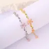 Pulsera de Flor Rosa Dulce y Elegante de Moda Estilo Coreano con Circonita Microincrustada, Moderna y Lujosa, Joyería Versátil y Exquisita