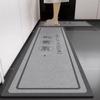 Alfombrilla de cocina de diatomeas, antideslizante, absorbente, a prueba de aceite, para puerta, resistente a las manchas, impermeable, lavable y borrable para el hogar