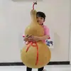 1.0m Calabaza Grande Calabaza Extra Grande Adorno Colgante Feng Shui Sala de Estar Oficina con Grifo Calabaza Wenwan