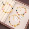 Nuevo Pulsera de Cuentas de Semilla Siete Colores Dopamina Melocotón para Glúteos Pulsera de Cuentas Bohemia Femenina Regalo para Novia