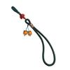 Colgante para Teléfono Móvil Flor de Loto Arena Imperial, Correa Corta para Muñeca con Diseño de Caqui, Llavero Colgante de Vidrio de Caqui Unisex