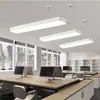 Tira de luz LED, ultrabrillante, para techo de tubo cuadrado de aluminio de oficina, tira de luz para aula, barbería, luz colgante comercial, hierro
