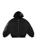 Sudadera con capucha y cremallera estampada Hip-Hop Retro Americana de Calle de Moda 2026 Otoño e Invierno para Hombres y Mujeres
