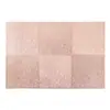 Tapete protector de mesa de PVC con relieve dorado y diseño de rejilla hueca, superventas transfronterizo, tapete aislante del calor para comercio exterior, decoración de mesa de boda