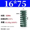 Módulo de Mola de Compressão Mola de Compressão Módulo Doméstico 65Mn Mola Tf Fio Plano de Alta Resistência Compressão Padrão Japonês Mola Retangular