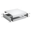 Em estoque gabinete de liga de alumínio fonte de alimentação caixa de alumínio chassi de instrumento gabinete de alumínio gabinete de liga de alumínio extrudado CNC