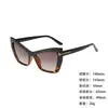 Óculos de Sol Tom Óculos de Sol Tom Moda Transfronteiriça Europeia e Americana Comércio Exterior Armação Oversized Proteção Uv400 para Homens e Mulheres