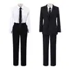 Disfraz de Cosplay de Chainsaw Man, Conjunto de Uniforme Escolar Anime de Cosplay Eléctrico de Chainsaw Man, Conjunto Completo en Stock, Modelo Nuevo 2024