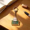 9 assuntos: Chinês, Matemática, Inglês e mais quatro matérias - chaveiros de letras em acrílico, presentes motivacionais para estudantes e pingentes de mochila para a temporada de provas