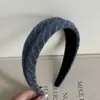Diadema de Punto Rayada Ancha Estilo Coreano Elegante para Mujer, Diadema Versátil de Alta Gama para Uso Diario, Lavado de Cara y Peinado