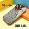 Estilo Industrial Retro Ladrillo Rojo Descascarado Pared Patrón Cemento Funda para Teléfono Móvil Iphone17 Película Mate Carcasa Dura Apple 18Pm