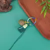 Chaveiro Pingente Corrente de Celular Borla Ornamento Pequeno Dopamina Hortênsia Exquisita Trama de Diamante Gradiente Tecido à Mão