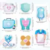 Notas Adhesivas Desprendibles con Temática Médica Transfronterizas, Notas Adhesivas de Forma Especial de Alto Valor, Pegatinas de Colores para Manual de Bolsillo N-Time, Fuerte Adherencia
