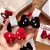 Anillos Rojos para el Cabello de Niños Otoño e Invierno Año Nuevo Niñas Lindo Lazo Polo Pinza BB Pinza Básica Padre-Hijo Accesorios para el Cabello