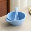 Tazón para comida de bebé Tazón para bebé anti-caída anti-escaldaduras Tazón para comedor de jardín de infancia Vajilla para restaurante infantil Tazón para el hogar Juego de cuchara