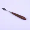 Espátula de plástico para pintura a óleo, raspador de madeira, espátula para pintura artística, tinta acrílica e guache.
